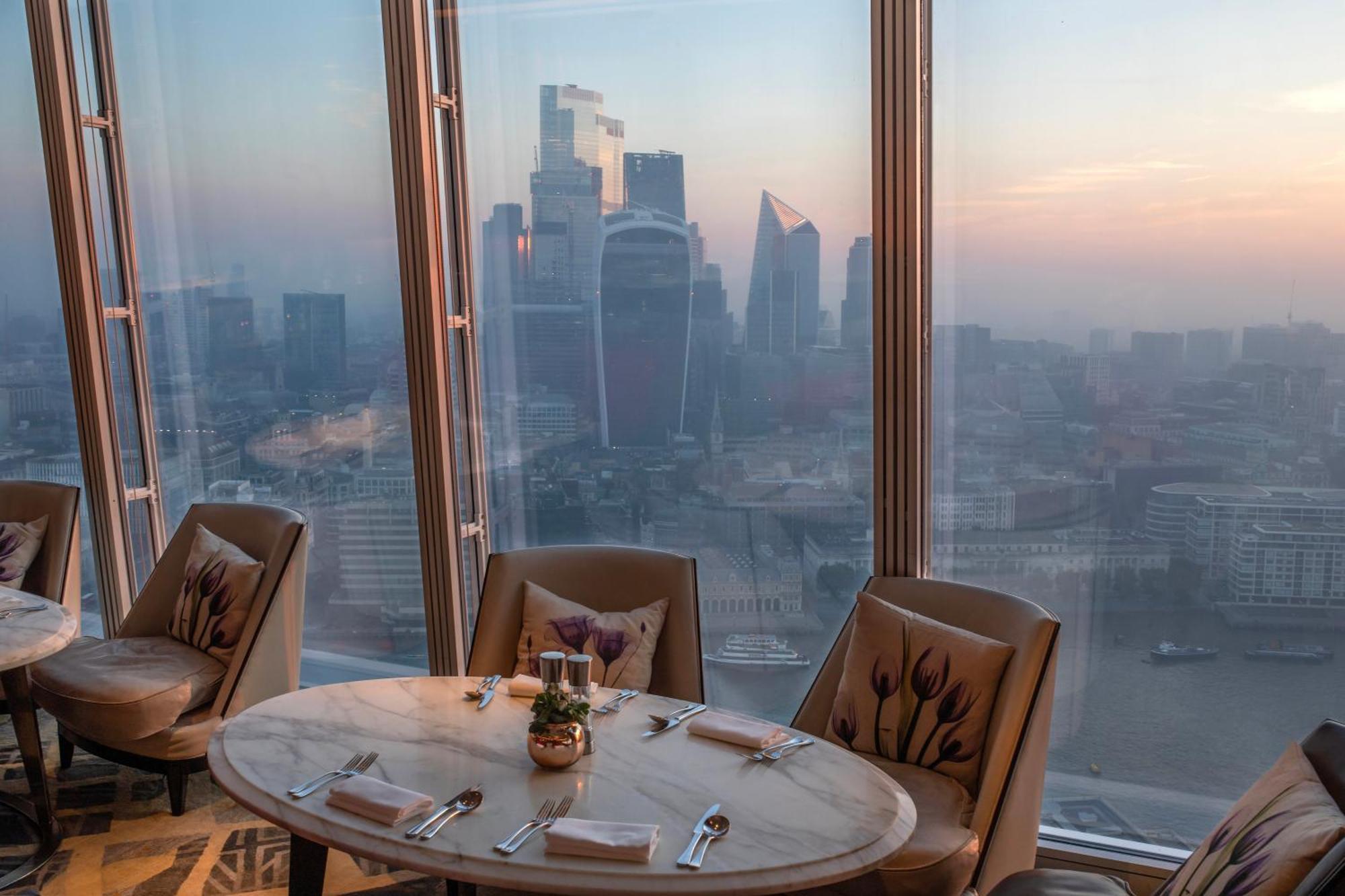Shangri-La The Shard, ลอนดอน ภายนอก รูปภาพ View from the restaurant